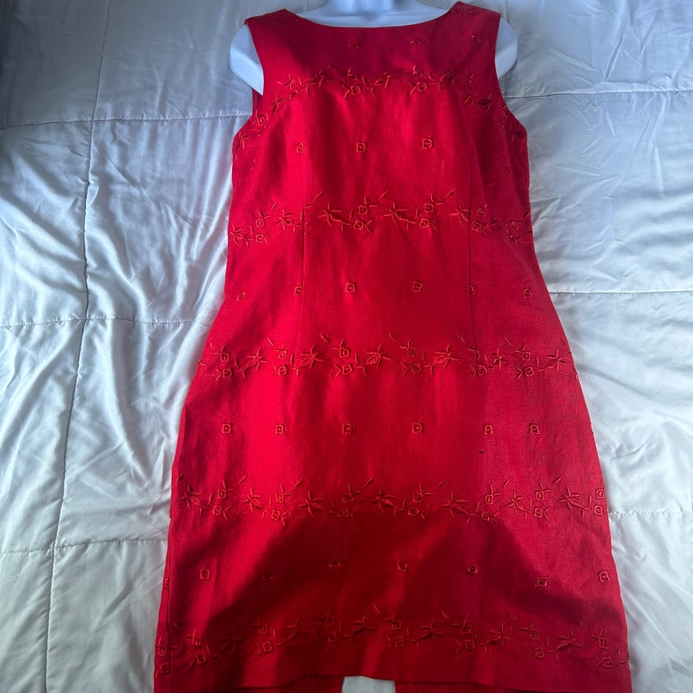 Red dress